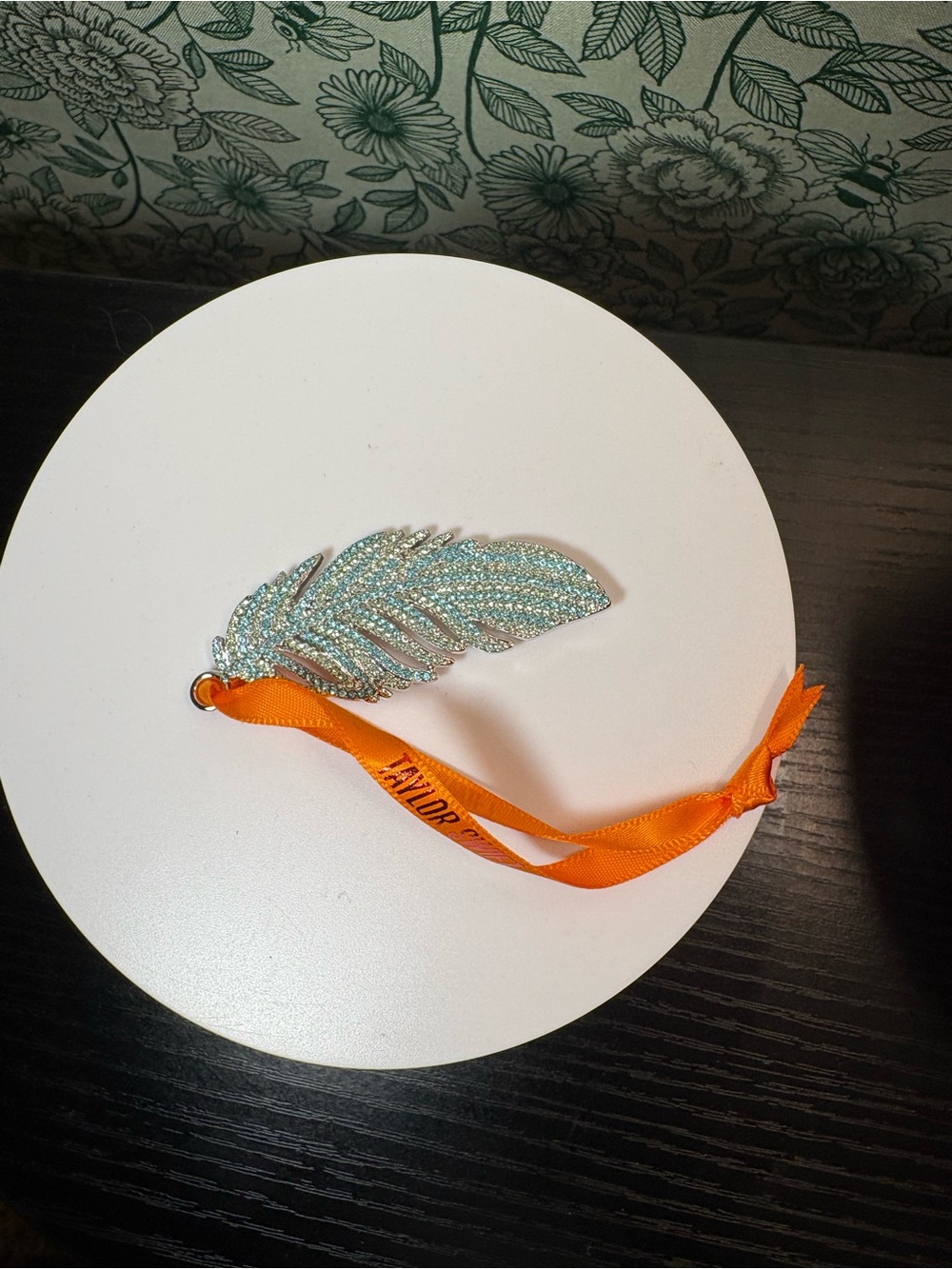 Taylor Swift - The Life of a Showgirl Feather Christmas Ornament